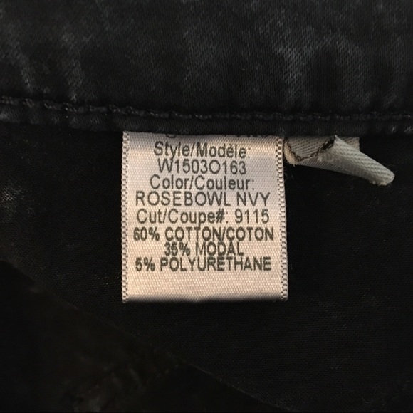 Rag and Bone rose bowl navy leggings jeans size 25 - Picture 4 of 6